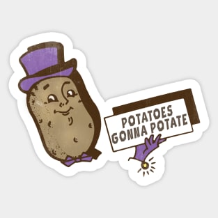 Potatin' Potato Sticker